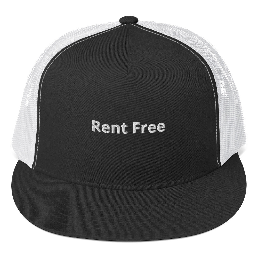 "Rent Free" Mesh Back Hat