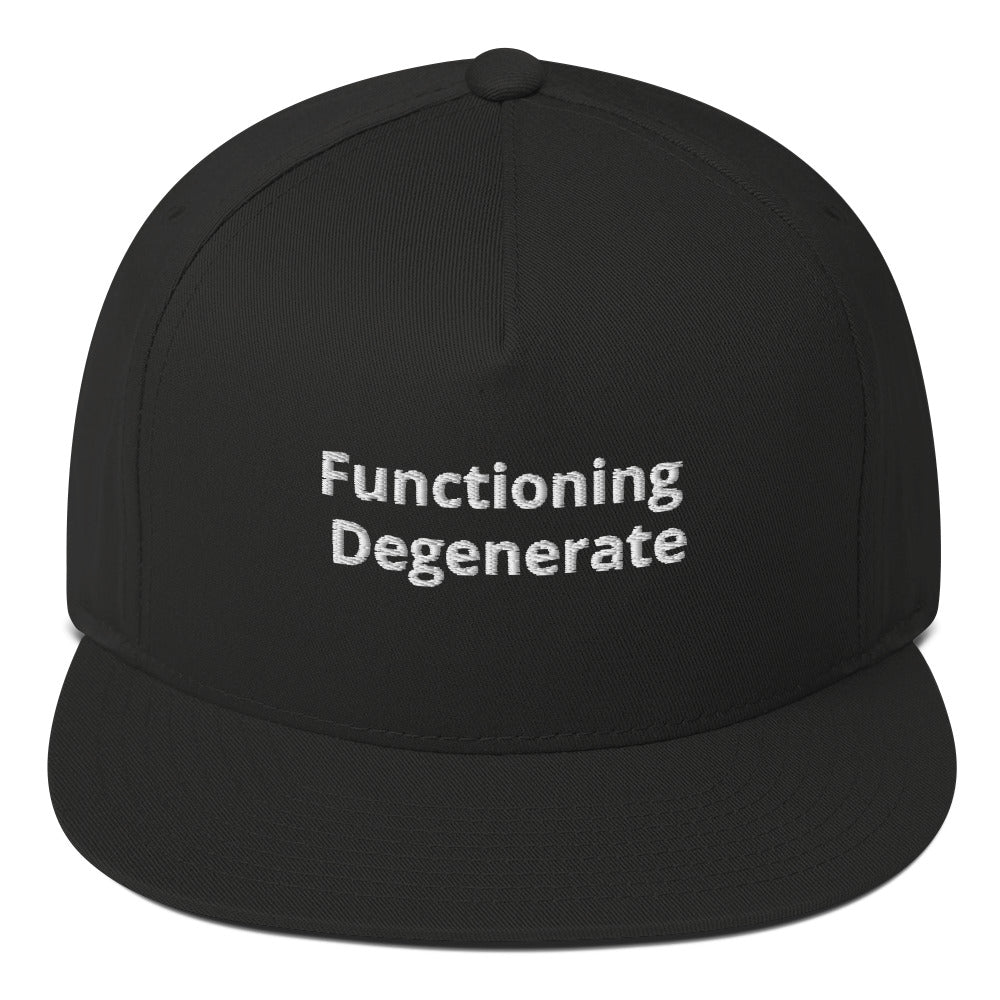 "Functioning Degenerate" Snapback Cap