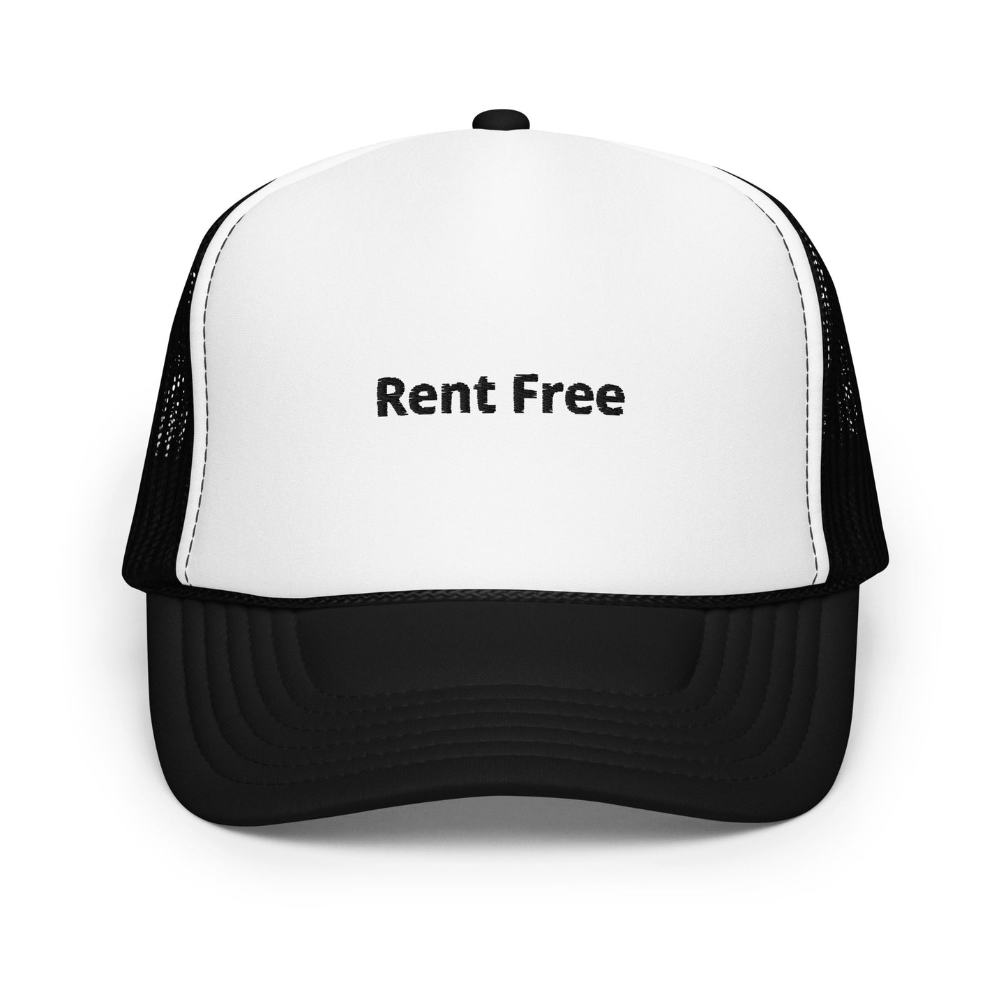 "Rent Free" Trucker hat