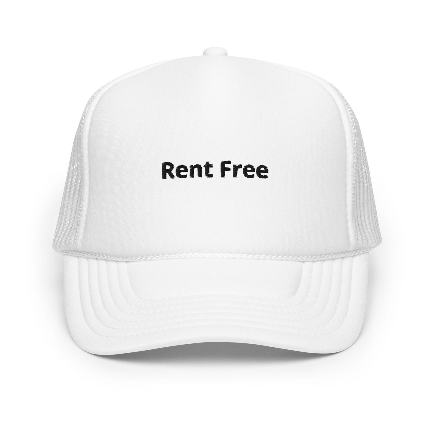 "Rent Free" Trucker hat