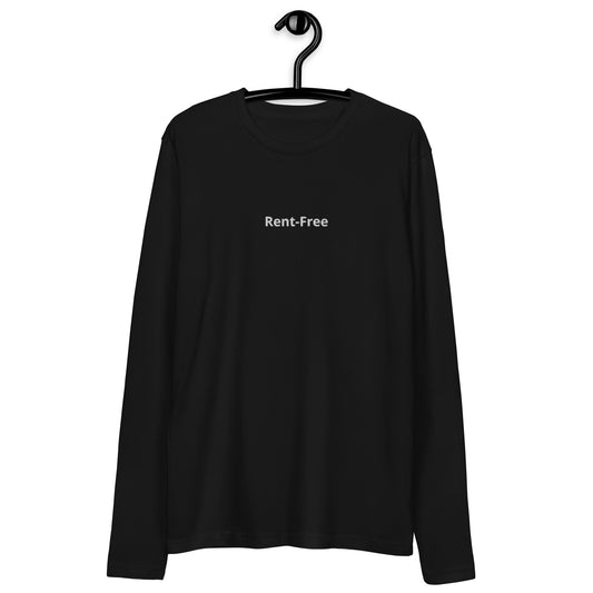 "Rent-Free" Long Sleeve Loose Crew