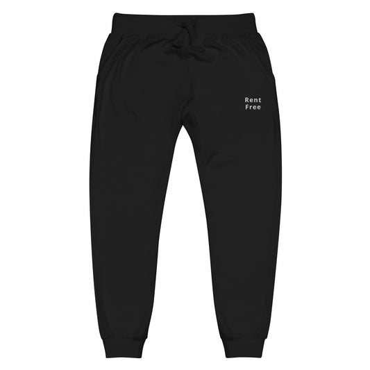 "Rent-Free" Fleece sweatpants