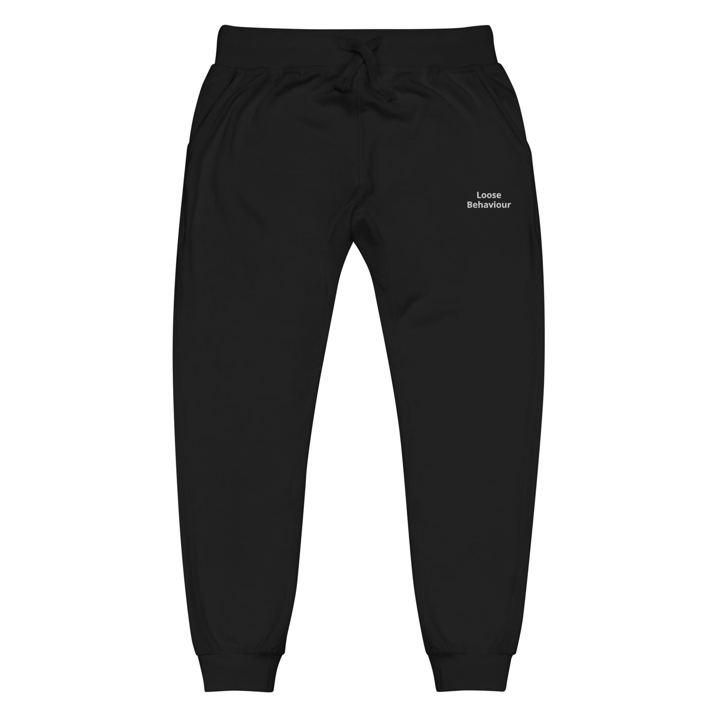 "Loose Behaviour" Fleece sweatpants