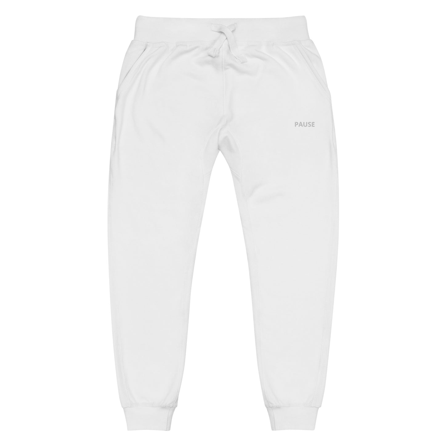 "PAUSE" Fleece sweatpants